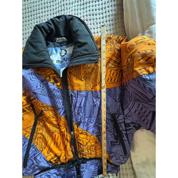 Vintage 80/90 Mistral SKI SUIT SNOW Zip off Pants for black Stirrup One Piece 10 - Picture 9 of 11